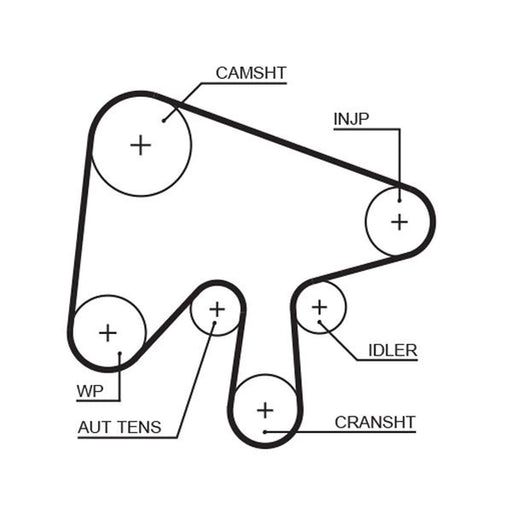 Gates Timing Belt Cambelt 150 Teeth 5630XS
