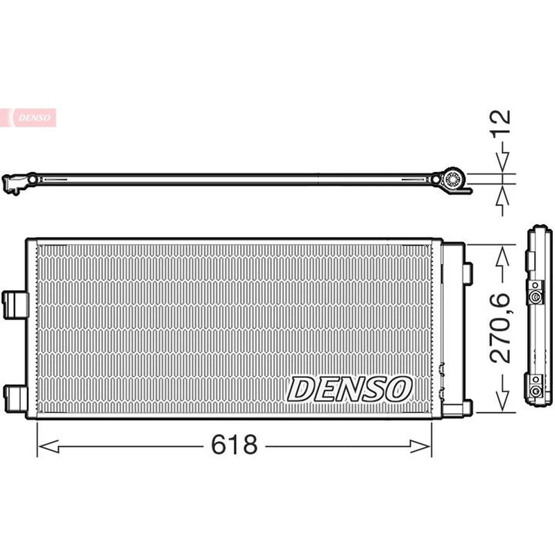 Denso Air Conditioning Condenser DCN20052