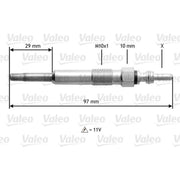 Valeo Diesel Engine Glow Plug 345130