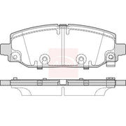 Apec Rear Brake Pad Set PAD2451
