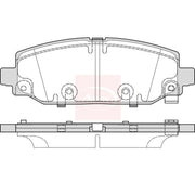 Apec Rear Brake Pad Set PAD2451