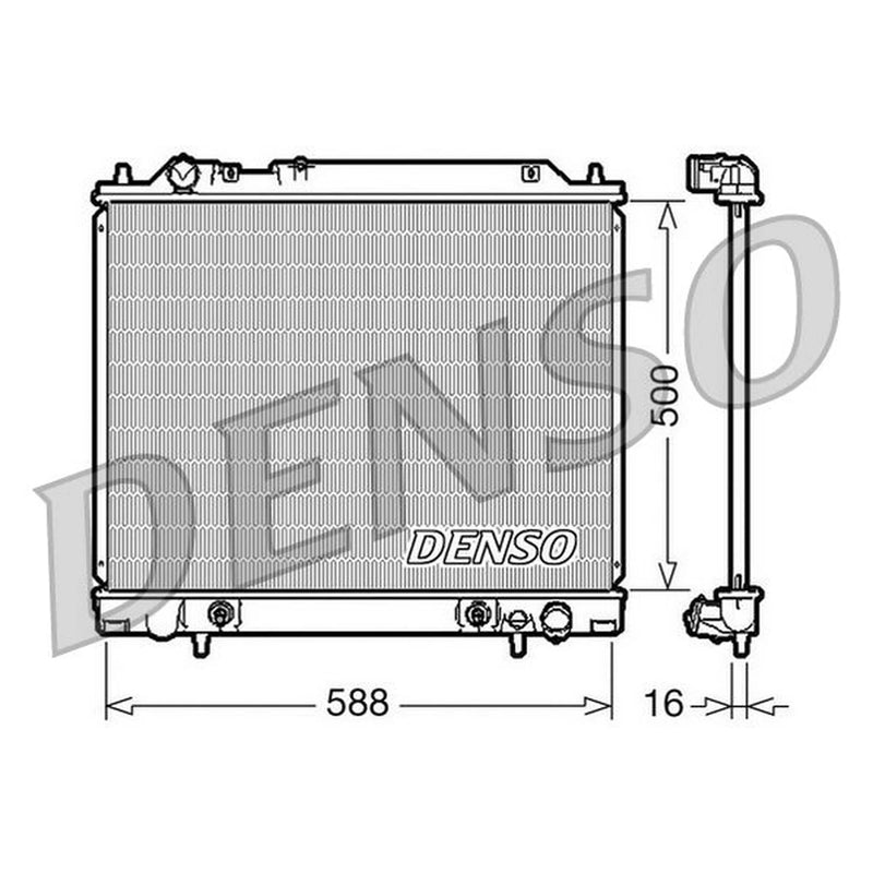 Denso Engine Radiator DRM45013