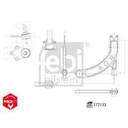 Febi Control/Trailing Arm Front Left 177133