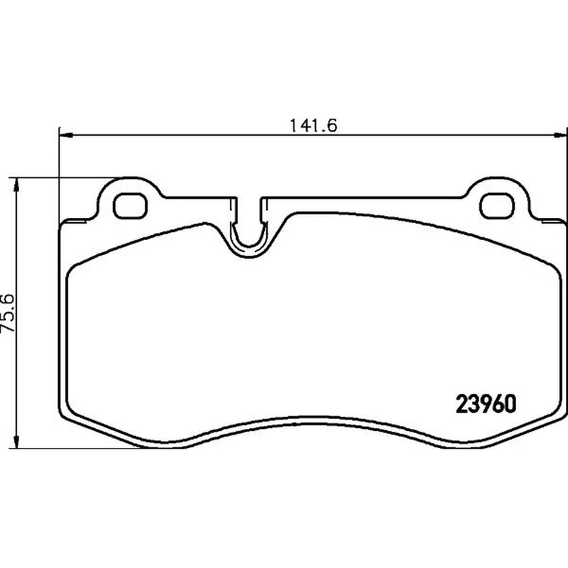 Mintex Front Brake Pad Set MDB2821
