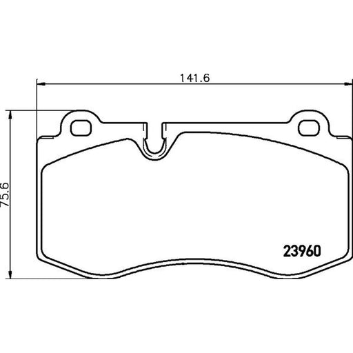 Mintex Front Brake Pad Set MDB2821