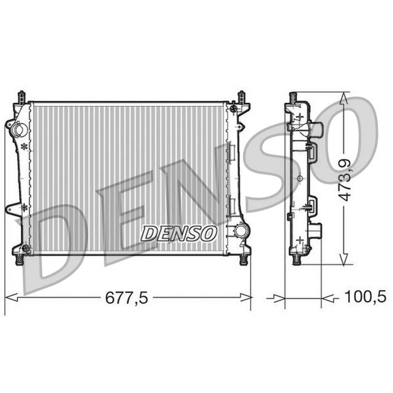 Denso Engine Radiator DRM09037