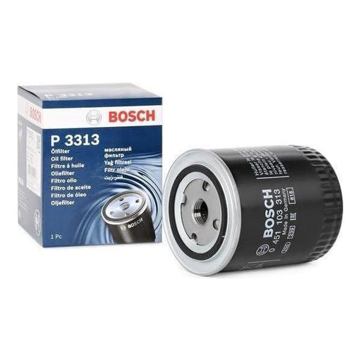 Genuine Bosch Car Oil Filter P3313 Fits Audi A4 Cabrio - 2.4 - 02-05 0451103313 Bosch  - Town Parts