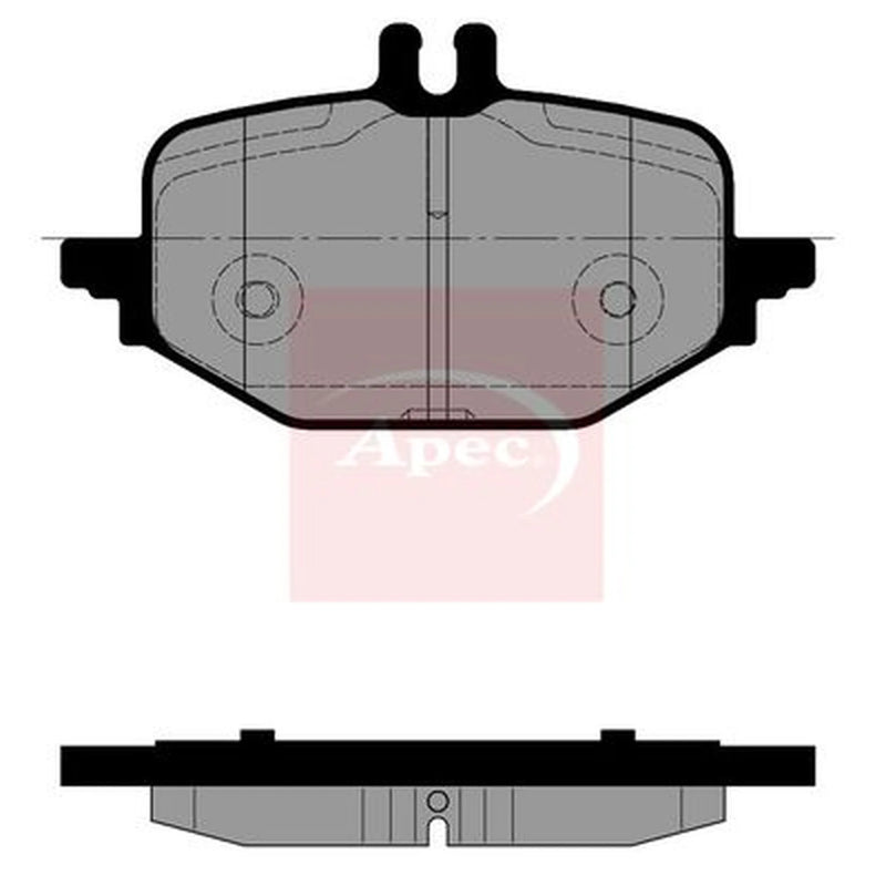 Apec Rear Brake Pad Set PAD2510
