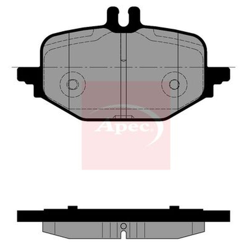 Apec Rear Brake Pad Set PAD2510