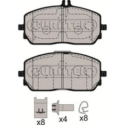 Juratek Front Brake Pad Set JCP8590