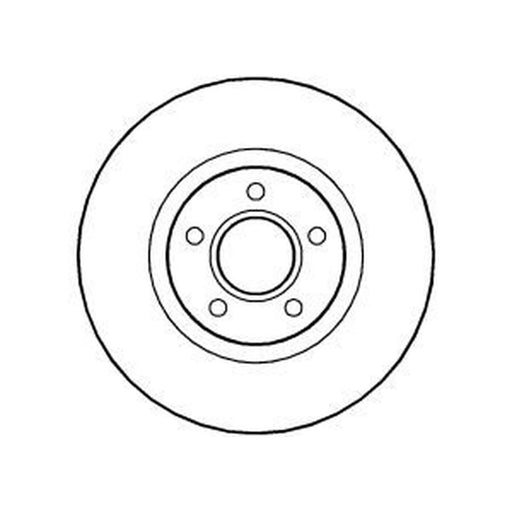 Abtex 2 x Vented Front Brake Discs BD1243V