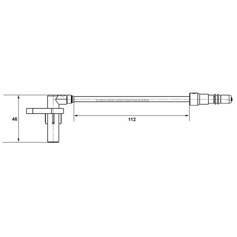 Bosch ABS Wheel Speed Sensor Rear 0 265 007 439