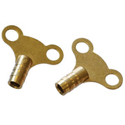 Faithfull Radiator Keys - Brass (Pack of 2) - FAIRADKEY