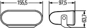 Hella 1NA 008 284-801 Front Fog Light Set