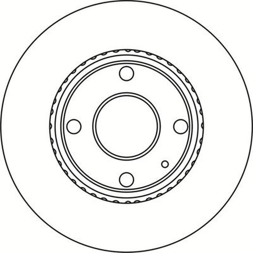 Abtex 2 x Vented Front Brake Discs BD2202V