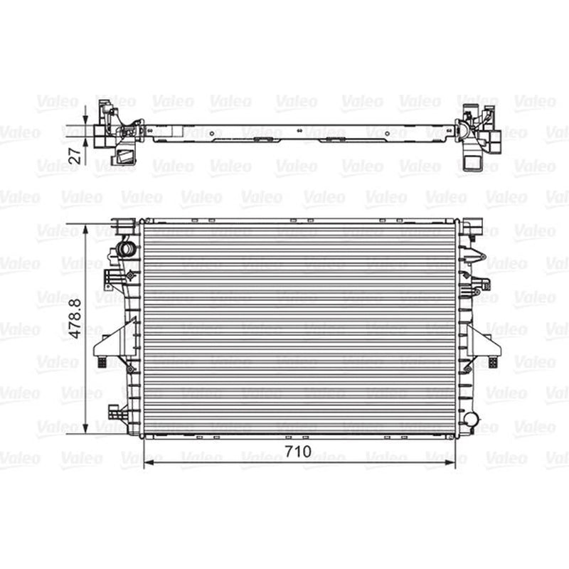 Valeo Engine Radiator 701654