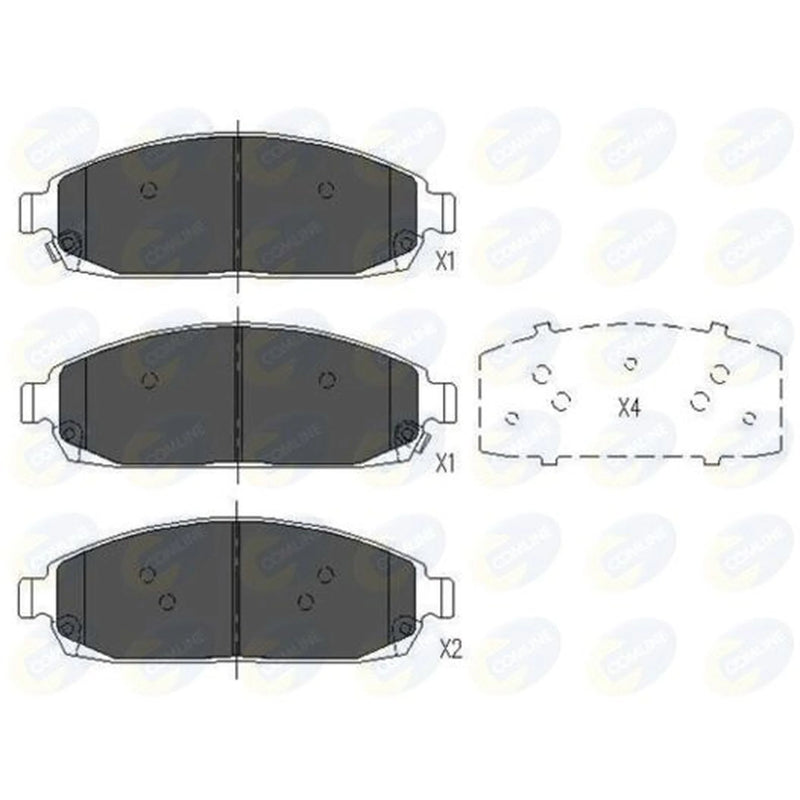 Comline 4 x Front Brake Pad Set CBP36028