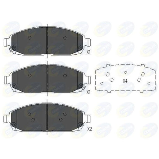 Comline 4 x Front Brake Pad Set CBP36028