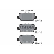 Textar Rear Brake Pad Set 2299401