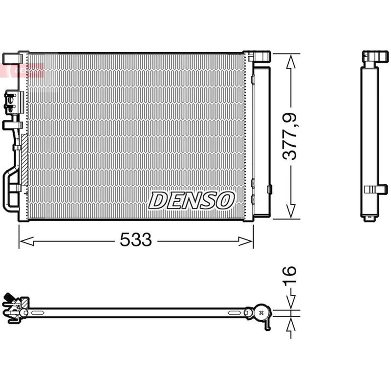 Denso Air Conditioning Condenser DCN41018