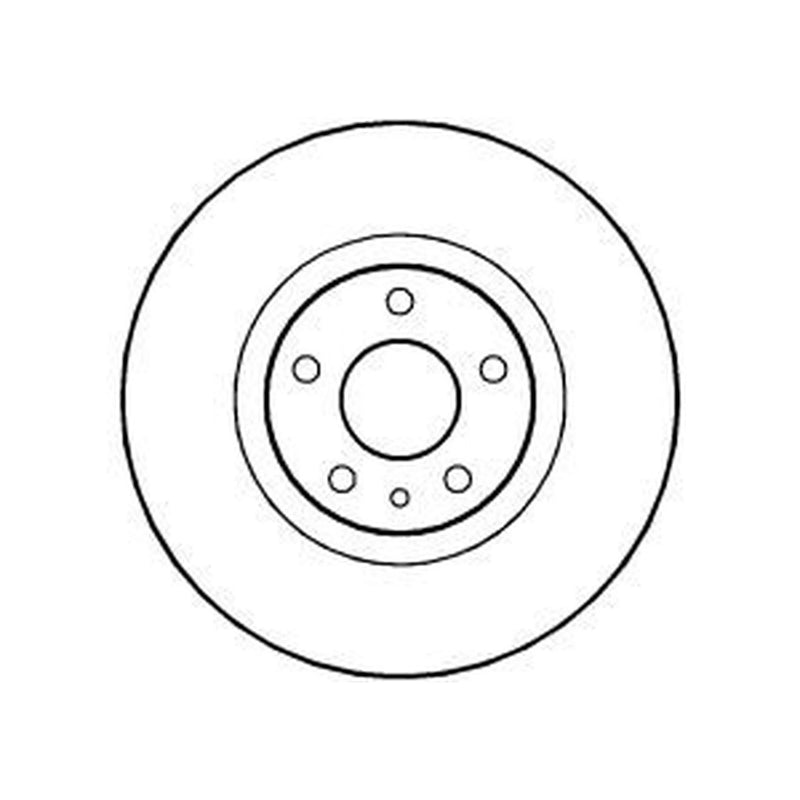 Abtex 2 x Vented Front Brake Discs BD315V