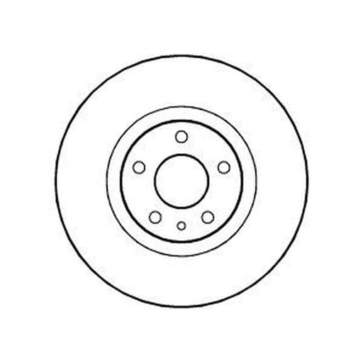 Abtex 2 x Vented Front Brake Discs BD315V