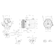 Hella Air Conditioning Compressor 8FK 366 200-671