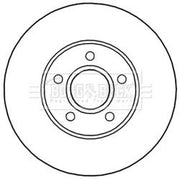 Borg & Beck 2 x Vented Front Brake Discs BBD5244