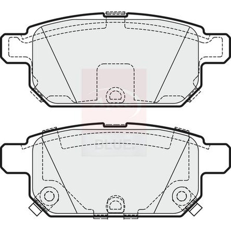 Apec Rear Brake Pad Set PD3720