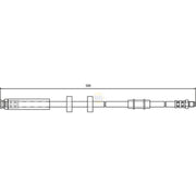 NAPA Brake Hydraulic Hose Line Front NBH1160