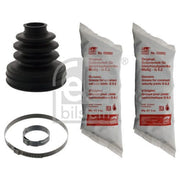 Febi Drive Shaft Bellow Kit transmission sided Rubber 100214