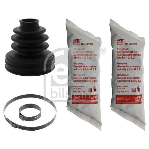 Febi Drive Shaft Bellow Kit transmission sided Rubber 100214