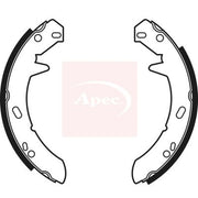 Apec Parking Brake Shoe Set SHU601