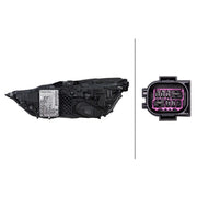Hella Headlight Headlamp LED Right 1LX 013 375-041