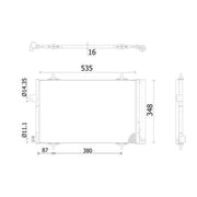 Mahle Air Conditioning Condenser AC 938 000S