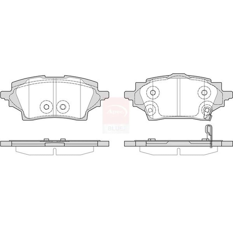 Apec Rear Brake Pad Set PD3992
