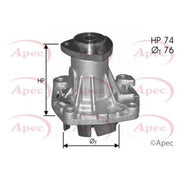 Apec Engine Cooling Water Pump AWP1083