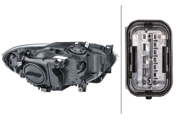 Hella Headlight Headlamp H6W Left