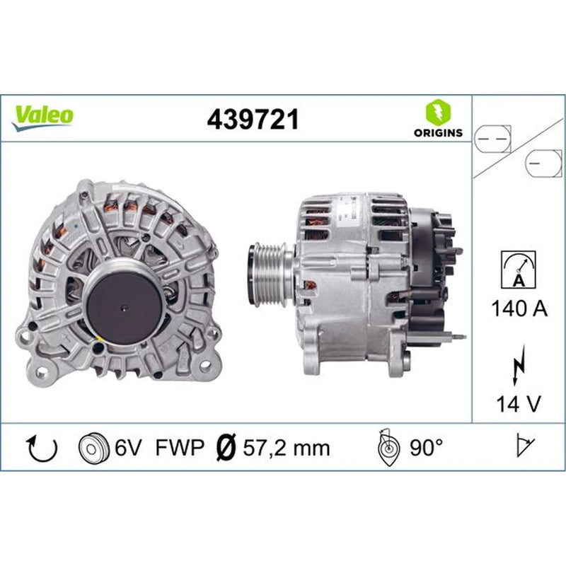 Valeo Car Alternator 12V 439721