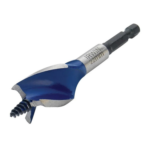 IRWIN® Blue Groove 6X Stubby Wood Bit 22 x 100mm - 1921994