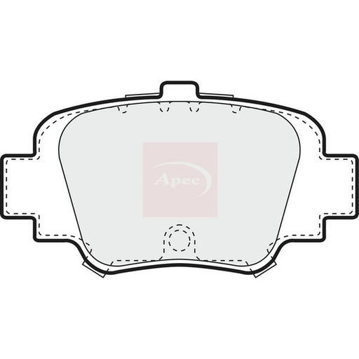 Apec Rear Brake Pad Set PAD871
