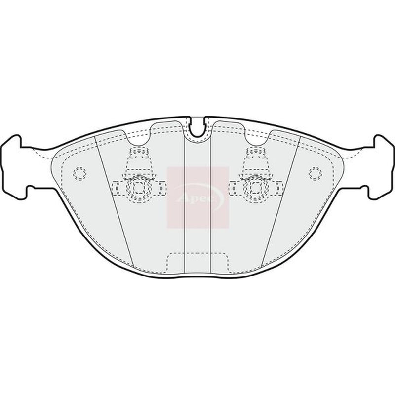 Apec Front Brake Pad Set PAD1232