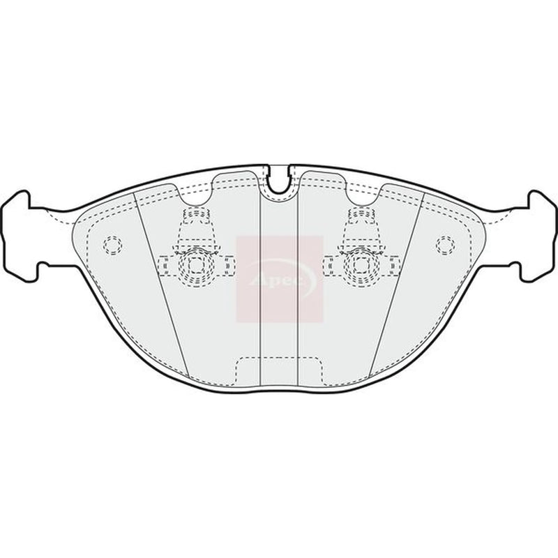Apec Front Brake Pad Set PAD1232