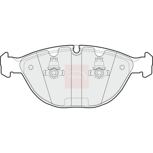 Apec Front Brake Pad Set PAD1232