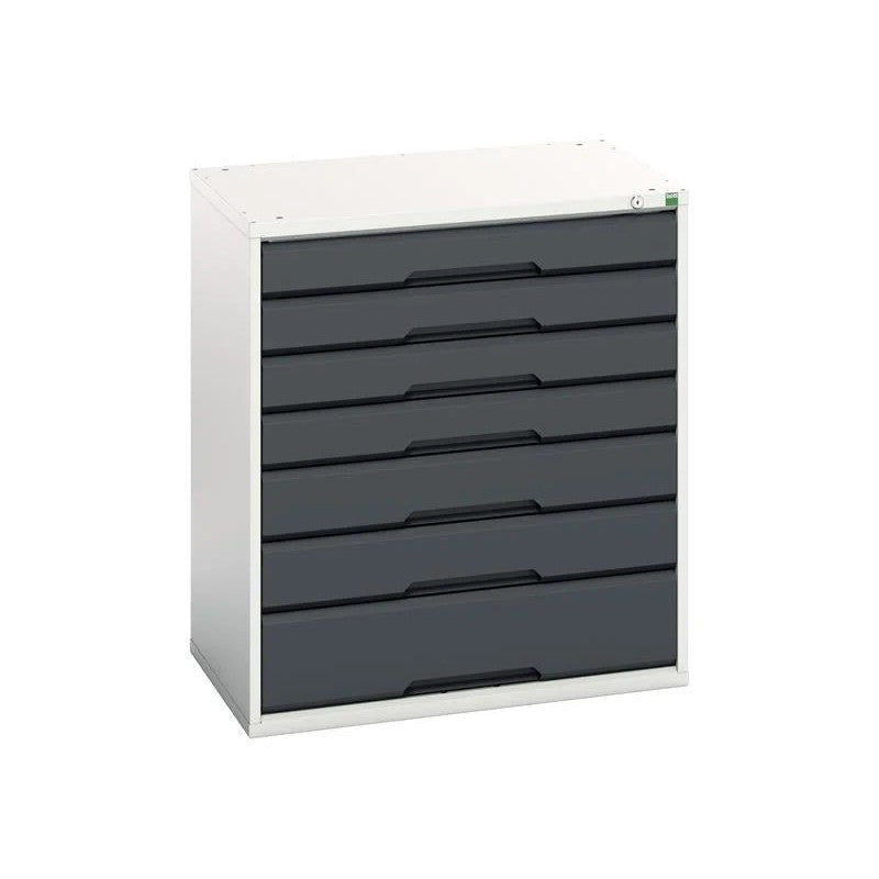 Bott Verso 7 Drawer Cabinet 800 x 900mm Anthracite Grey - 16925129.19