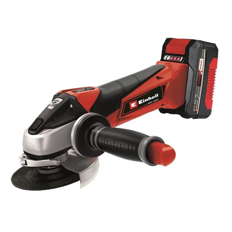 Einhell TE-AG 18/115 Li Power X-Change Angle Grinder 115mm 18V 1 x 4.0Ah Li-ion