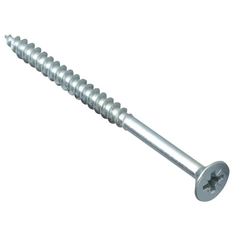 ForgeFix Multi-Purpose Pozi Compatible Screw CSK ST ZP 5 x Box 100 60-100mm