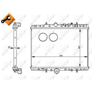 NRF Engine Radiator 55347