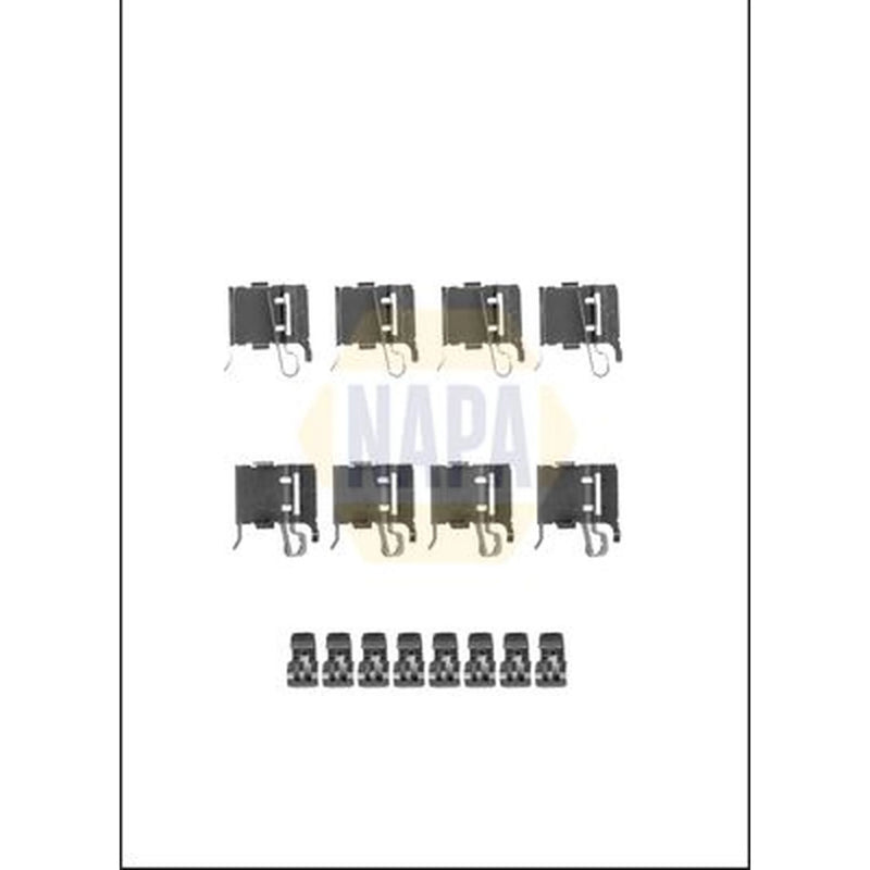 NAPA Brake Pad Accessory Fitting Kit Front NFK1123