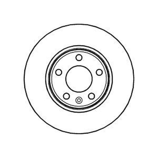 Abtex 2 x Vented Front Brake Discs BD1056V
